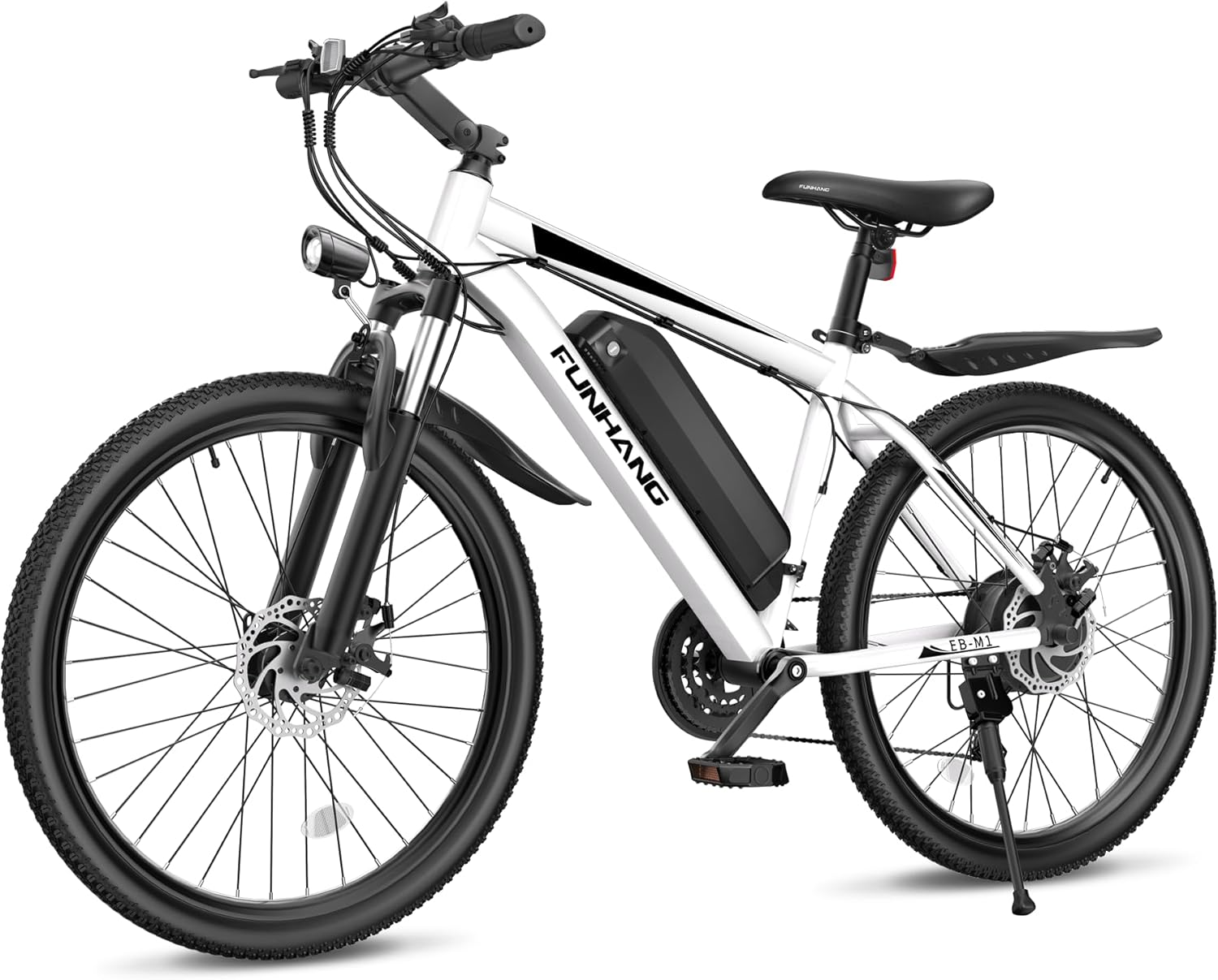 Funhang Electric Bike for Adults, 26'' 1000W Peak Ebike view 1