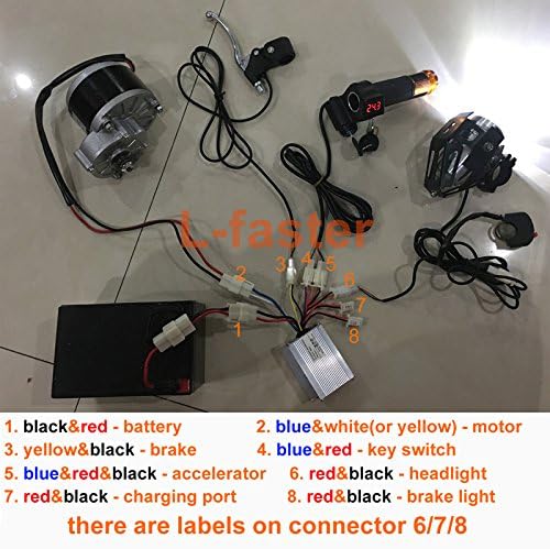 24V/36V 250W Electric Conversion Kit for Common Bike (Left Chain Drive) view 3