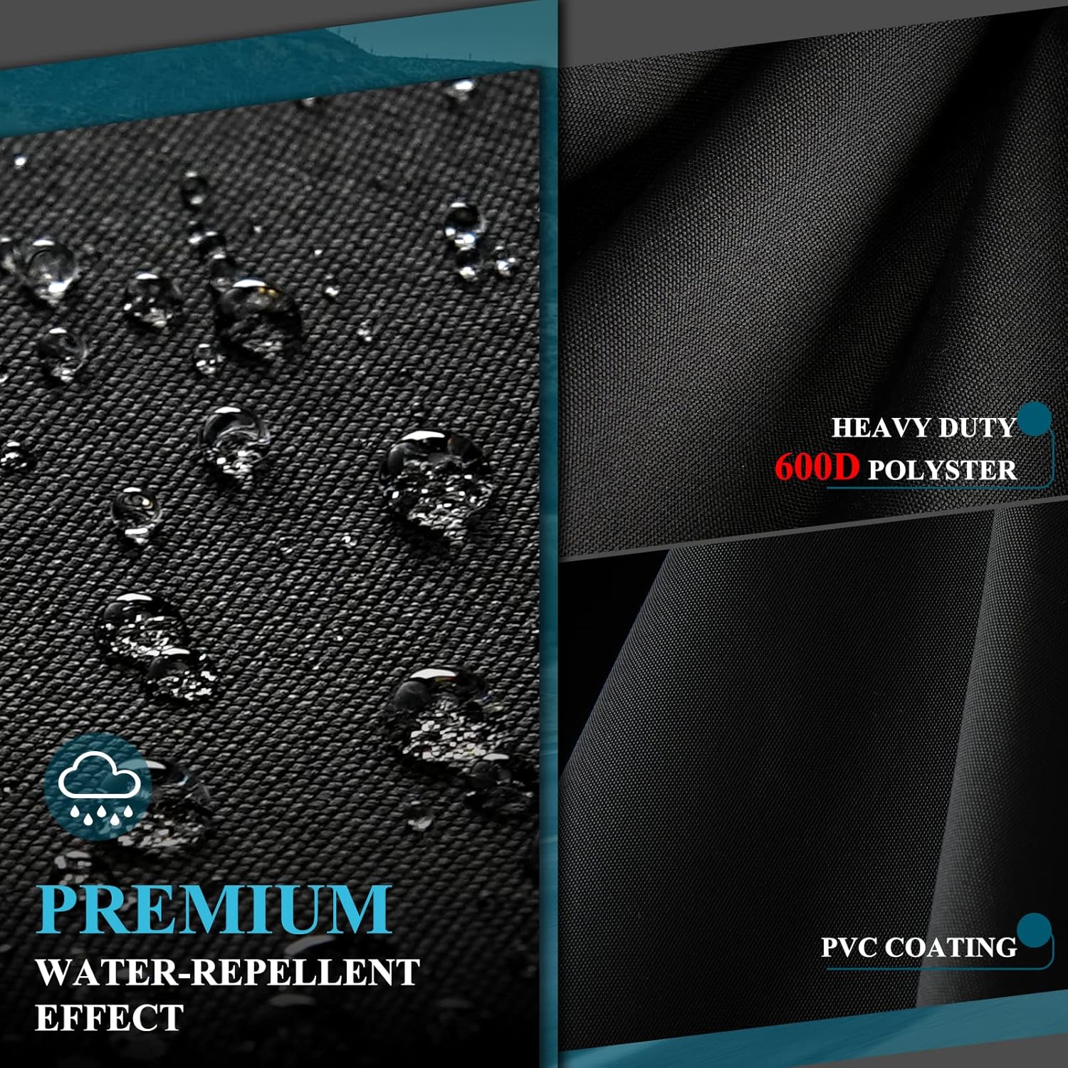 Narremcoy Waterproof 600D Bike Cover for Transport 2 Bikes view 2