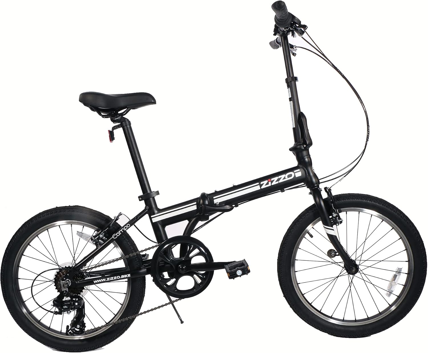 ZiZZO Campo 20 inch Folding Bike with 7-Speed view 2